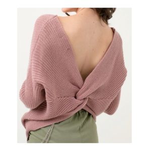 Farrah X back sweater